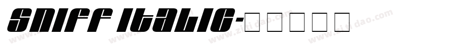 Sniff Italic字体转换
